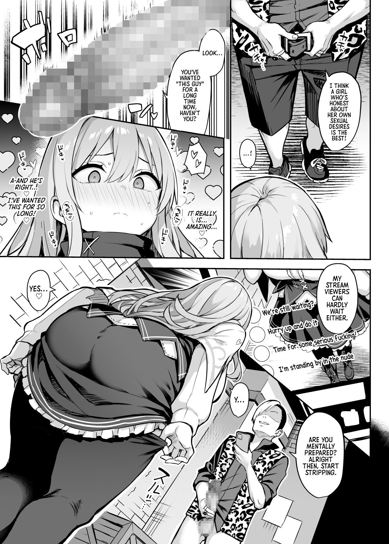 Hentai Manga Comic-The Naughty Saint Gets Hooked on Lewd Streaming-Read-16